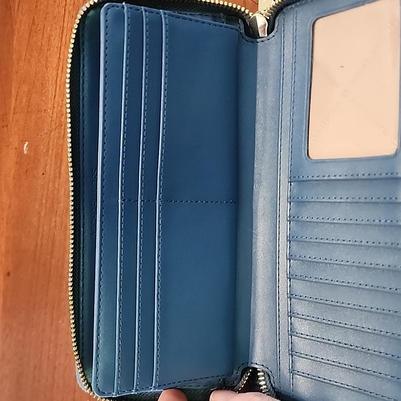 Michael Kors Jet Set Women's Wallet Blue - Picture 6 of 11